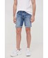 Krótkie spodenki męskie Pepe Jeans szorty jeansowe HATCH SHORT męskie kolor granatowy
