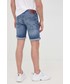 Krótkie spodenki męskie Pepe Jeans szorty jeansowe HATCH SHORT męskie kolor granatowy