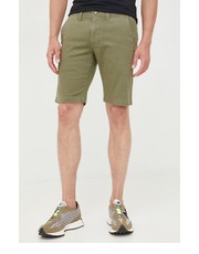 Krótkie spodenki męskie szorty męskie kolor zielony - Answear.com Pepe Jeans