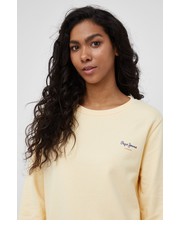 Bluza bluza bawełniana damska kolor beżowy gładka - Answear.com Pepe Jeans