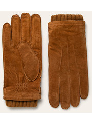 rękawiczki męskie - Rękawiczki skórzane Leonardo PM080052 - Answear.com