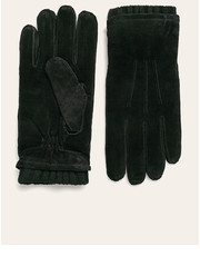 rękawiczki męskie - Rękawiczki skórzane Leonardo PM080052 - Answear.com