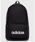 Plecak Adidas plecak kolor czarny duży gładki