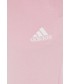 Spodnie Adidas spodnie dresowe damskie kolor różowy z nadrukiem