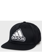 Czapka czapka kolor czarny z aplikacją - Answear.com Adidas