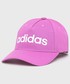 Czapka Adidas czapka kolor fioletowy z nadrukiem