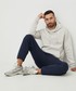 Bluza męska Adidas bluza męska kolor beżowy z kapturem gładka
