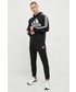 Bluza męska Adidas bluza męska kolor czarny z kapturem z nadrukiem