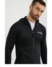 Bluza męska TERREX bluza sportowa Tech męska kolor czarny z kapturem gładka - Answear.com Adidas
