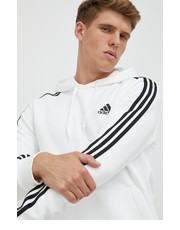 Bluza męska bluza męska kolor biały z kapturem gładka - Answear.com Adidas