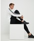Bluza męska Adidas bluza męska kolor biały z kapturem gładka