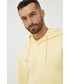 Bluza męska Adidas bluza męska kolor żółty z kapturem z nadrukiem