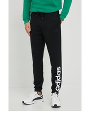 Spodnie męskie spodnie dresowe męskie kolor czarny z nadrukiem - Answear.com Adidas