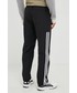 Spodnie męskie Adidas spodnie dresowe męskie kolor czarny z aplikacją