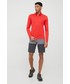 T-shirt - koszulka męska Adidas TERREX longsleeve sportowy Multi H53390 kolor czerwony gładki