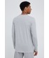 T-shirt - koszulka męska Adidas longsleeve bawełniany H14623 kolor szary z nadrukiem