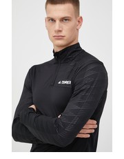 T-shirt - koszulka męska TERREX longsleeve sportowy Multi kolor czarny z nadrukiem - Answear.com Adidas