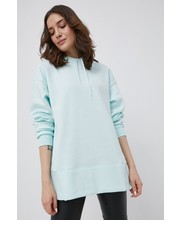 Bluza Bluza damska kolor turkusowy z kapturem gładka - Answear.com Adidas