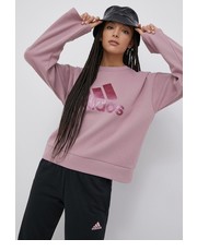 Bluza bluza damska kolor różowy z nadrukiem - Answear.com Adidas