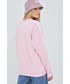 Bluza Adidas bluza damska kolor różowy z aplikacją