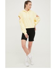 Bluza bluza damska kolor żółty z kapturem gładka - Answear.com Adidas