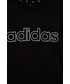 Koszulka Adidas t-shirt bawełniany dziecięcy kolor czarny z nadrukiem