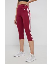 Legginsy Legginsy damskie kolor fioletowy gładkie - Answear.com Adidas