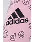 Legginsy Adidas legginsy damskie kolor różowy wzorzyste