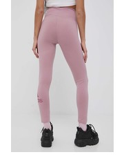 Legginsy legginsy damskie kolor różowy z nadrukiem - Answear.com Adidas