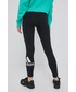 Legginsy Adidas legginsy damskie kolor czarny z nadrukiem