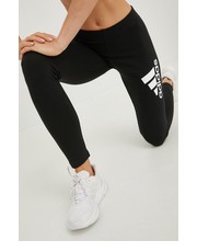 Legginsy legginsy damskie kolor czarny z nadrukiem - Answear.com Adidas
