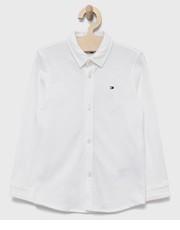 Koszula koszula dziecięca kolor biały - Answear.com Tommy Hilfiger