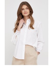 Koszula koszula bawełniana damska kolor biały regular z kołnierzykiem klasycznym - Answear.com Tommy Hilfiger