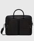Torba na laptopa Tommy Hilfiger torba na laptopa skórzana kolor czarny