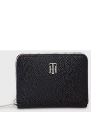 Portfel portfel damski kolor czarny - Answear.com Tommy Hilfiger