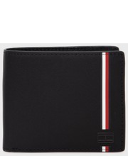 Portfel portfel skórzany męski kolor czarny - Answear.com Tommy Hilfiger