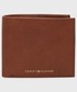 Portfel Tommy Hilfiger portfel skórzany męski kolor brązowy