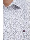 Koszula męska Tommy Hilfiger koszula męska kolor biały slim z kołnierzykiem klasycznym
