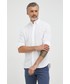 Koszula męska Tommy Hilfiger koszula bawełniana męska kolor biały regular z kołnierzykiem button-down