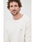 Sweter męski Tommy Hilfiger sweter bawełniany męski kolor beżowy lekki