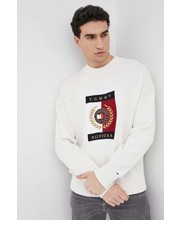 Sweter męski sweter bawełniany ICON męski kolor beżowy lekki - Answear.com Tommy Hilfiger