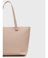 Shopper bag Tommy Hilfiger torebka kolor beżowy
