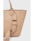 Shopper bag Tommy Hilfiger torebka ICONIC kolor beżowy