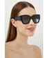 Okulary Tommy Hilfiger okulary przeciwsłoneczne damskie kolor brązowy