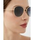 Okulary Tommy Hilfiger okulary przeciwsłoneczne damskie kolor złoty