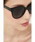 Okulary Tommy Hilfiger okulary przeciwsłoneczne damskie kolor czarny
