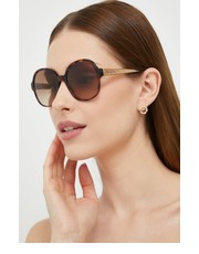Okulary okulary przeciwsłoneczne damskie kolor brązowy - Answear.com Tommy Hilfiger