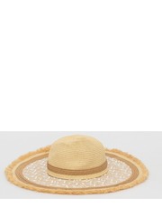 Kapelusz kapelusz kolor beżowy - Answear.com Tommy Hilfiger