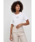 Bluzka Tommy Hilfiger T-shirt bawełniany kolor biały