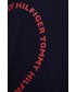 Bluzka Tommy Hilfiger T-shirt bawełniany kolor granatowy